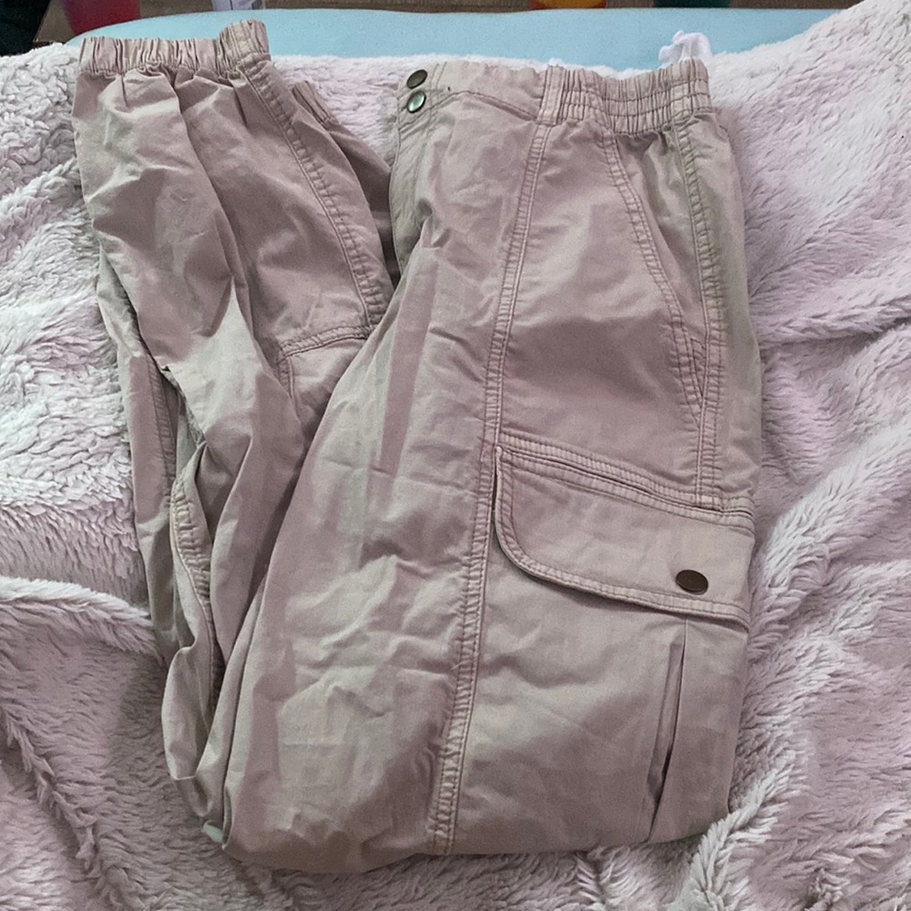Beige Garage Cargo pants